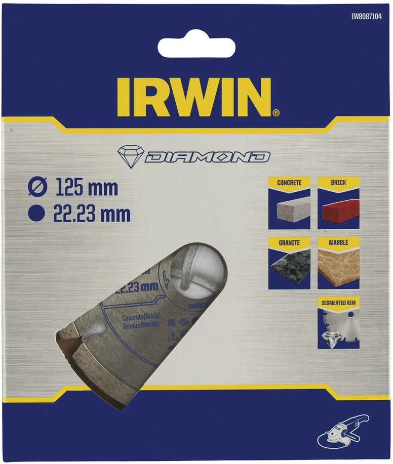 IRWIN TARCZA DIAMENTOWA 125mm x 22,23mm / SEGMENTOWA