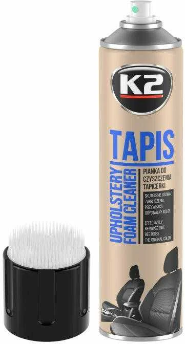 Melle K2 TAPIS PUTOS APMUŠALŲ VALYMUI SU ŠEPETĖLIU 600ML