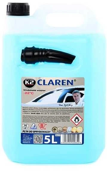 Žieminis langų skystis K2 CLAREN, 5L