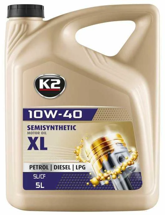 K2 VARIKLIŲ ALYVA 10W40 5L API SL/CF/CF-4