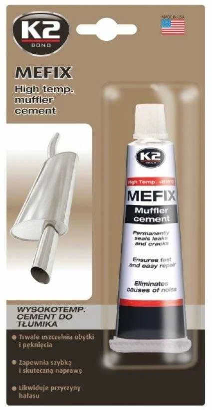 Aukštos temperatūros duslintuvų cementas K2 Mefix, 140 g