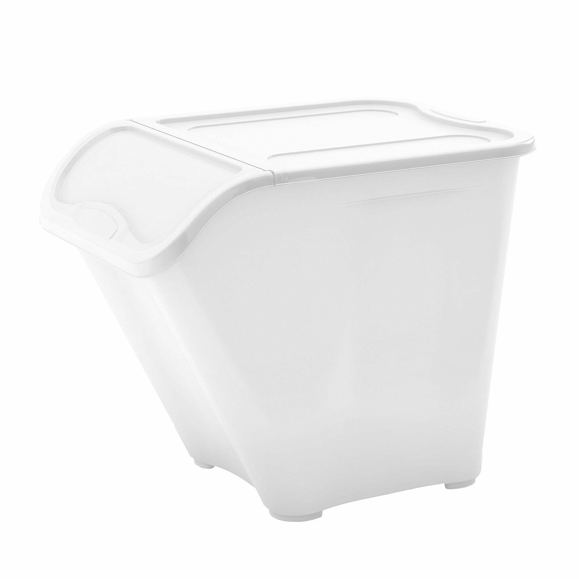 KETER KOSZ DO SEGREGACIJ ALL IN BOX XL 55L MLECZNO BALTA