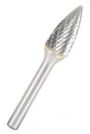 Grąžtas KLINGSPOR FREZ DO METALU HF 100 G FI12,7x25mm TRZPIEŃ 6mm TYP SPG, HIPERBOLICZNY-SZPIC