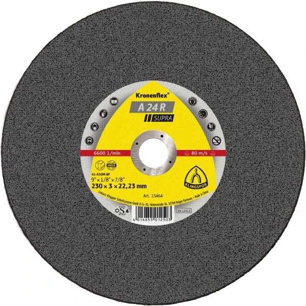 KLINGSPOR METALO PJOVIMO DISKAI 350 mm x 3,5 mm x 32 mm A24R Supra