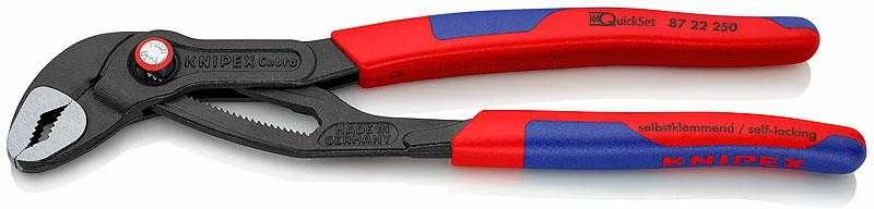 KNIPEX reguliuojamos replės 250mm COBRA QUICK SET