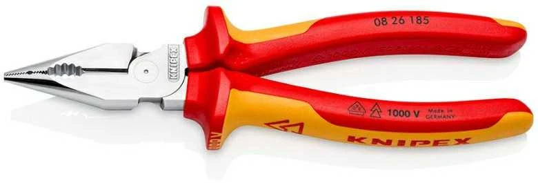 Elektrikų replės siauromis žiaunomis KNIPEX 0826185