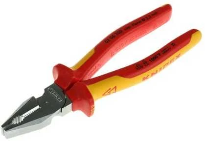 Kombinuotos didelės svertinės jėgos replės KNIPEX 0206, 200mm