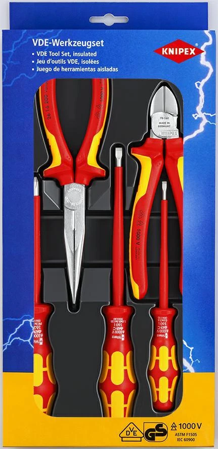 Replių komplektas Knipex 002013; 5 vnt.