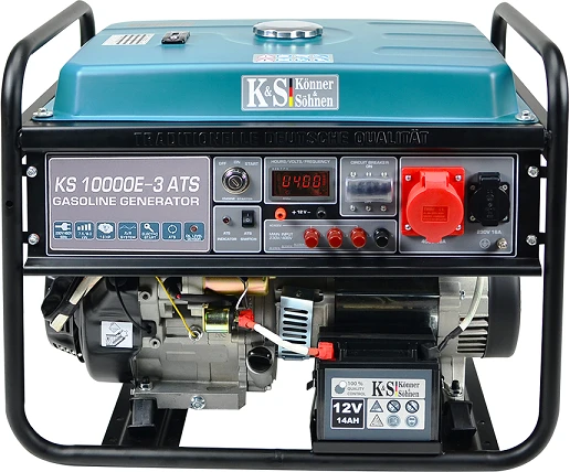 KÖNNER & SÖHNEN Benzininis Generatorius 7,5kW 230/400V KS 10000E-3 ATS