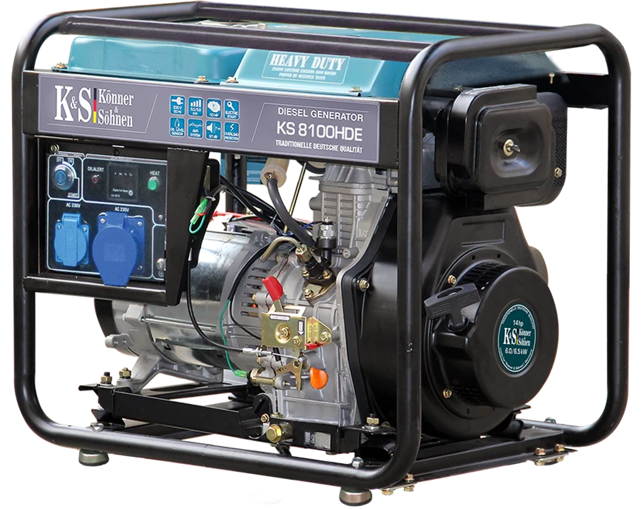 Könner & Söhnen dyzelinis generatorius 6,0kW 230V KS 8100HDE (EURO V)
