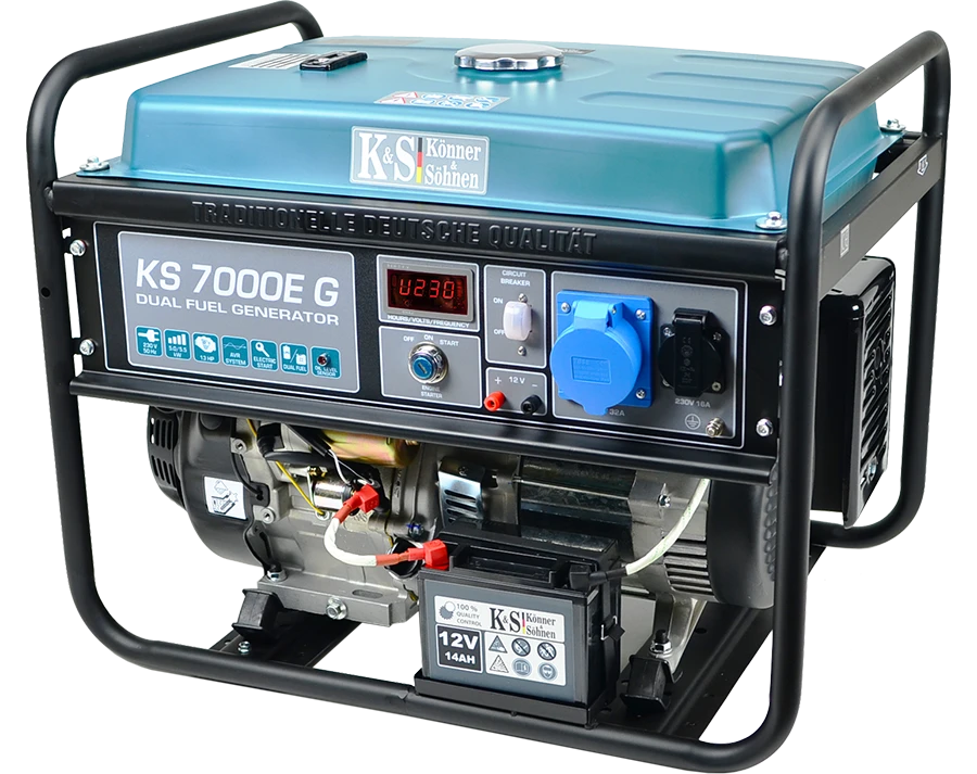 Könner & Söhnen hibridinis (benzinas/LPG) generatorius KS 7000E G