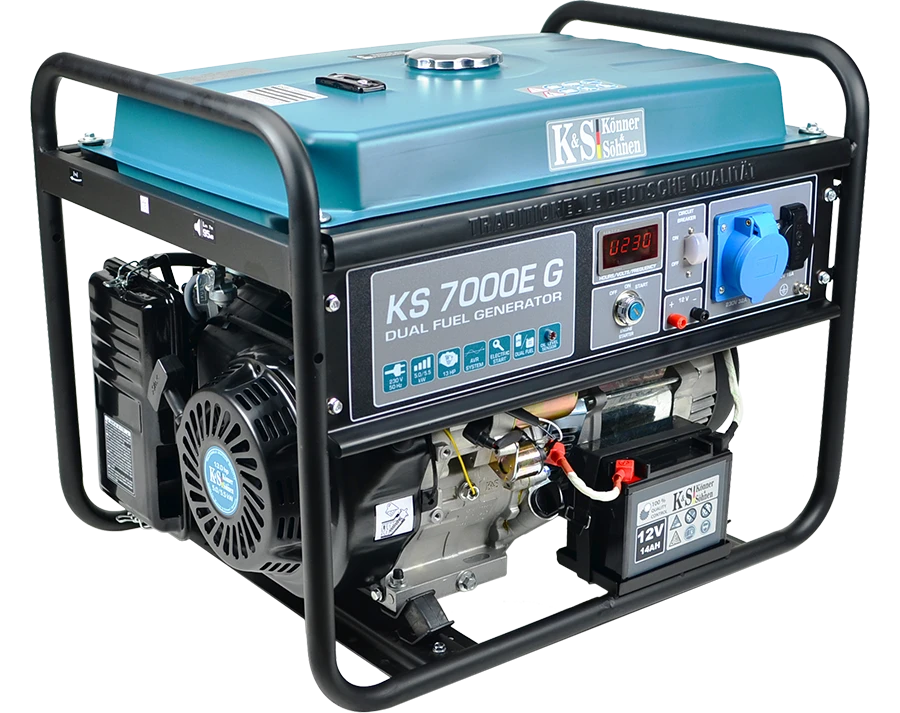 Könner & Söhnen hibridinis (benzinas/LPG) generatorius KS 7000E G