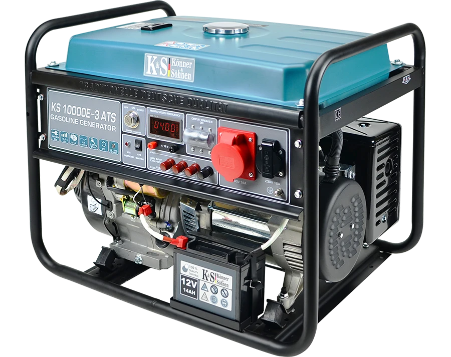 KÖNNER & SÖHNEN Benzininis Generatorius 7,5kW 230/400V KS 10000E-3 ATS