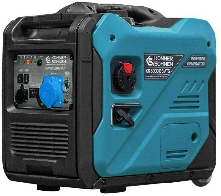 Konner & Sohnen Inverterinis elektros generatorius 5500W, KS 6000iE S ATS, (su gamykliniu ATS bloku)