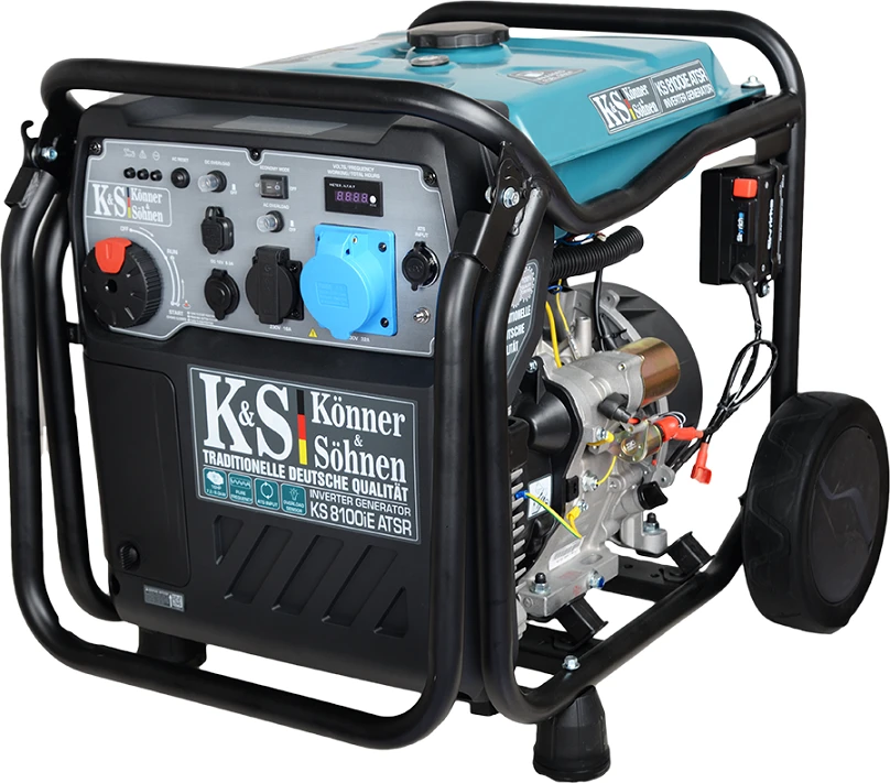 KÖNNER & SÖHNEN benzininis inverterinis generatorius KS 8100iE ATSR 8.0kW