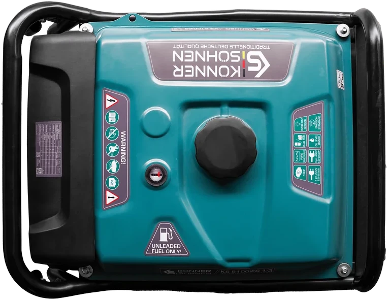 Inverterinis generatorius Könner & Söhnen KS 8100iEG 1/3, 8,5 kW, benzinas / LPG, 230/400 V, 20 l, dviejų kuro rūšių