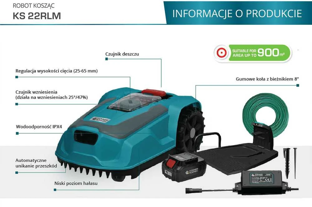 Konner & Sohnen KS ROBOT KOSZĄCY 22RLM
