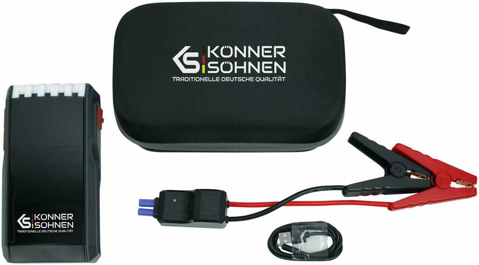 KÖNNER & SÖHNEN Paleidėjas starteris power bank 1000A, 12Ah, KS JS-1000
