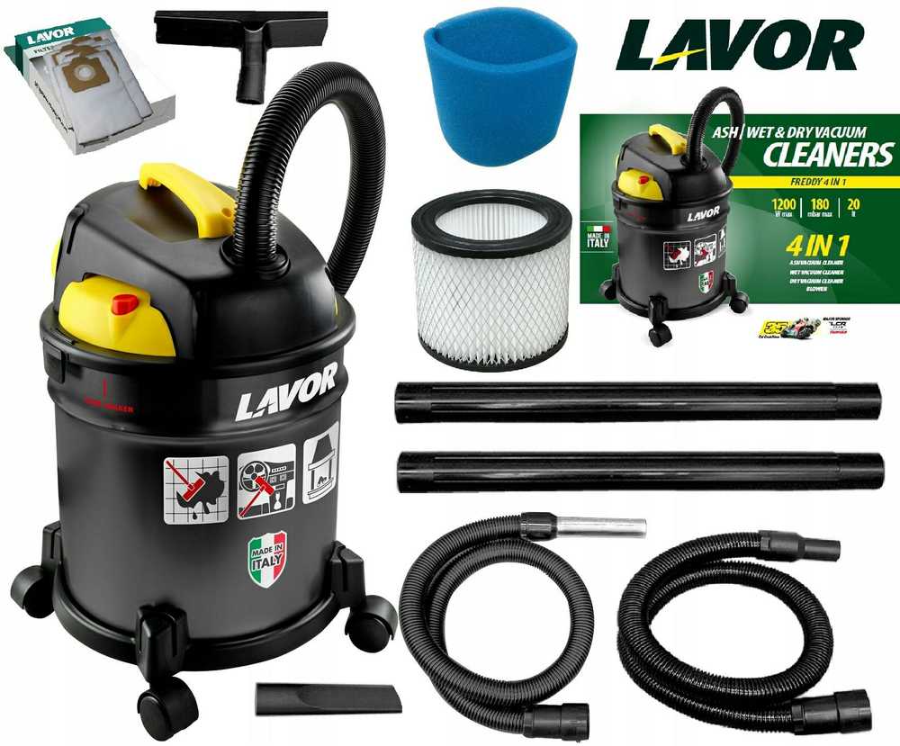 Sauso bei drėgno valymo dulkių ir pelenų siurblys Lavor Freddy WX 4in1