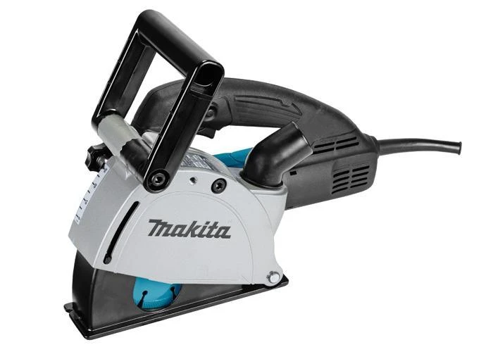 Makita SG1251J Kanalų freza 1400 W 125 mm gylis 0-30 mm plotis 6-30 mm 10000 min-1kompl. 2 diskai A-80438, MAKPACK