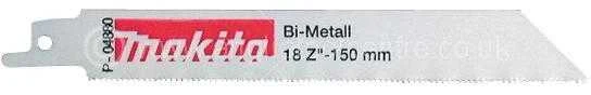 MAKITA BRZESZCZOT DO PIŁY SZABLASTEJ 150mm 5szt METAL