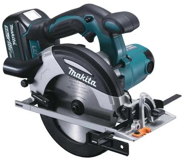 Akumuliatorinis diskinis pjūklas Makita DHS630RTJ; 18 V; 2x5,0 Ah akum.