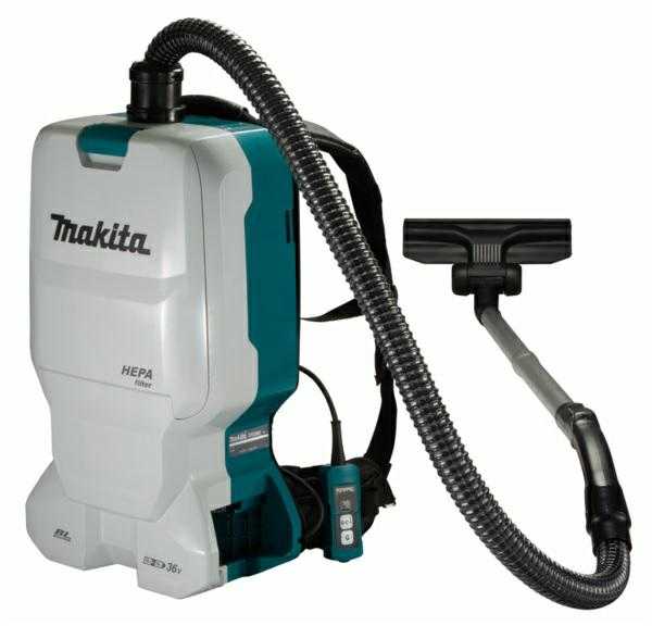 Makita DVC665ZU Akumuliatorinis (kuprinė) dulkių siurblys 2x18 V Li-ion, AWS, No acc., komplektuojama be akumuliatorių ir kroviklio!