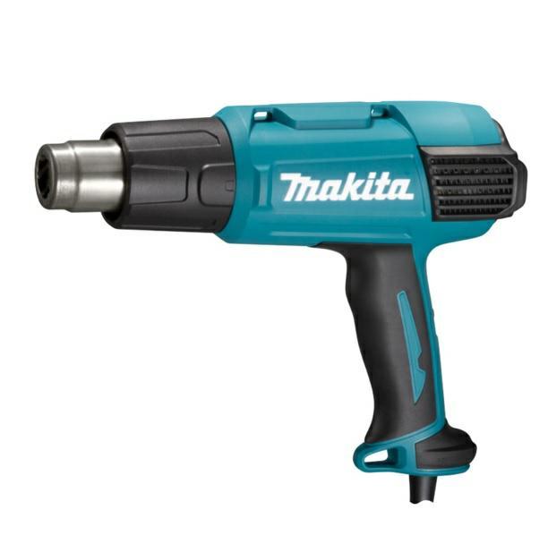 Makita HG6531CK Fenas 2000W, 80-650°C, Digital temp control & adjusting, 4 priedai