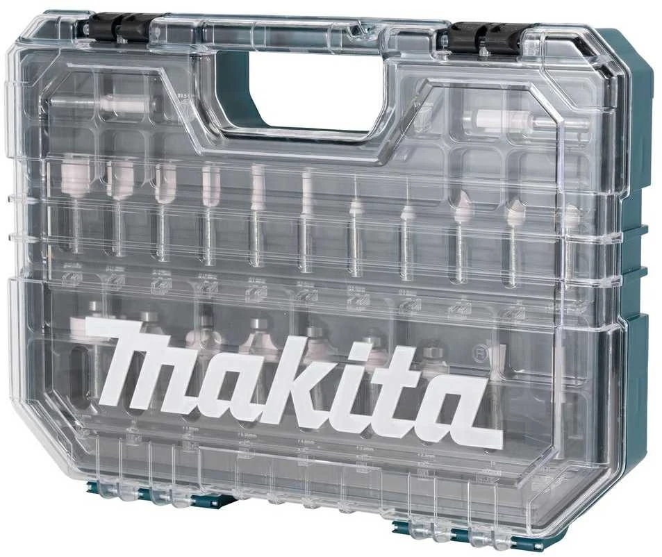 Makita 22 vnt. frezų rinkinys, įvairios paskirties D-74778