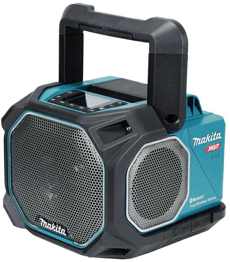 Makita MR014GZ Akumuliatorinis darbinis grotuvas Bluetooth 14.4V-40V/AC, LCD, Integruotas mikrofono stiprintuvas