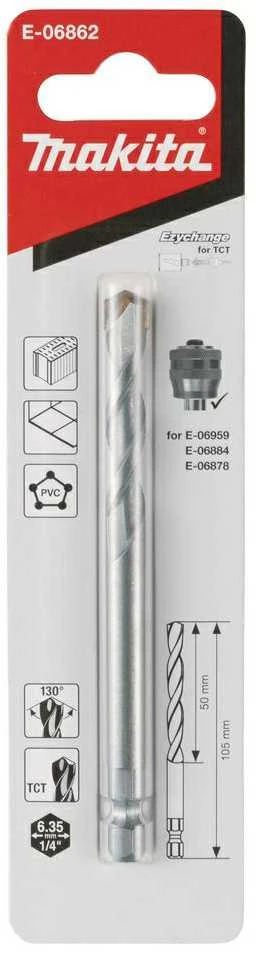 Makita TCT Centravimo grąžtas (105mm) E-06862 T.C.T. • 105 mm