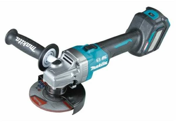 Makita GA023GZ Kampinis šlifuoklis XGT, 125MM, 0-8500RPM; bešepetėlinis variklis; elektrinis stabdys; AFT; AWS (be AWS lusto); reguliuojamas greitis; "Z" versija - komplektuojamas be akumuliatoriaus ir kroviklio