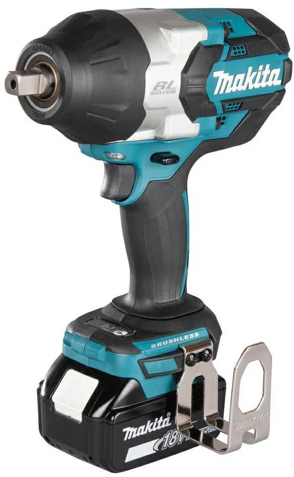 Makita DTW1004Z Akumuliatorinis smūginis veržliasukis 18V, 1050 Nm, LED, 1/2" (PIN SHANK), Be akumuliatorių ir kroviklio!