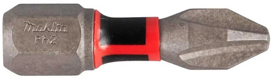 Makita Torsion sukimo antgalis (C-form), PH2-25mm, 2vnt. Impact Premier E-03137 PH2 • 25 mm • 1/4" • 2 Vnt.