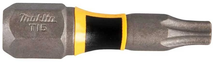 Makita Torsion sukimo antgalis (C-form), T15-25mm, 2vnt. Impact Premier E-03202 T15 • 25 mm • 1/4" • 2 Vnt