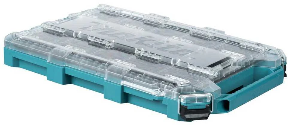 Makita Žema vidutinio dydžio smulkių priedų dėžė P-91051 8,4 L, 387 × 596 × 85 mm