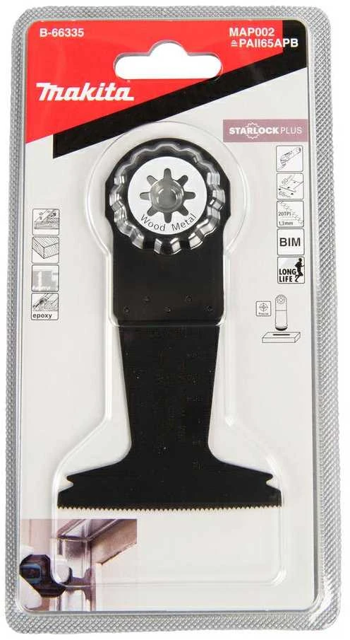 Makita Įgilinamieji pjovimo diskai 65mm B-66335 Starlock Plus • 20 TPI • BiM • MAP002 • Medžiui, metalu