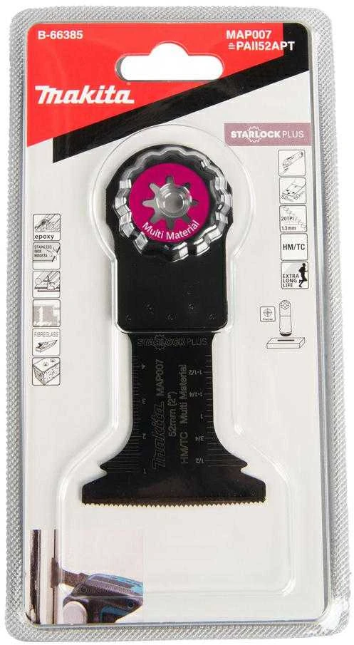 Makita Įgilinamieji pjovimo diskai 52 B-66385 Starlock Plus • 20 TPI • TC / HM • MAP007 • Įvairioms medžiagoms