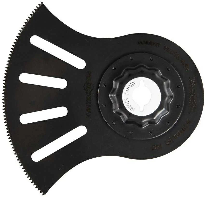 Makita Multitool segmentiniai ašmenys 100mm B-66422 Starlock Max • 15 TPI • BiM • MAM003 • Medžiui, metalui