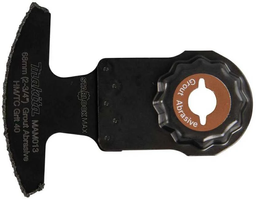 Makita Įgilinamieji pjovimo diskai 68mm B-66531 Starlock Max • 40G • TC / HM RIFF • MAM013 • cemento skiediniui, plytelių glaistui, stiklo pluoštui pašalinti.
