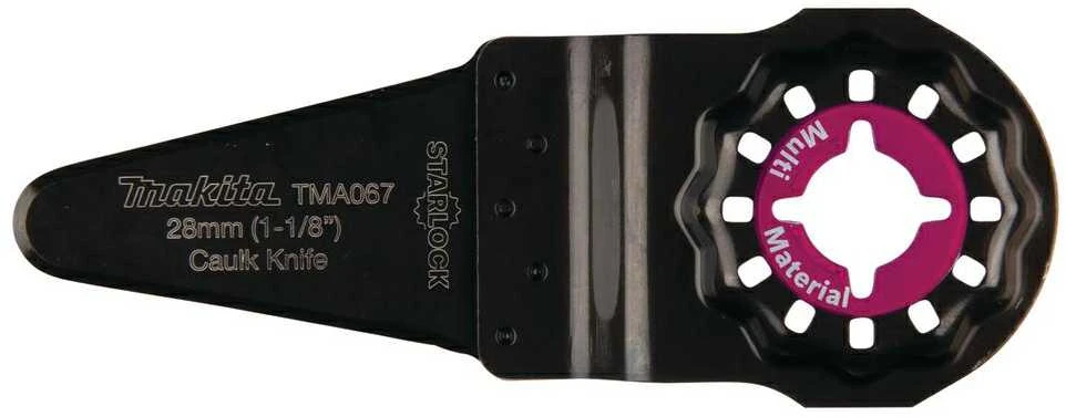 Makita MULTITOOL smailus priedas (langų glaistui, silikono pjovimui) B-65006