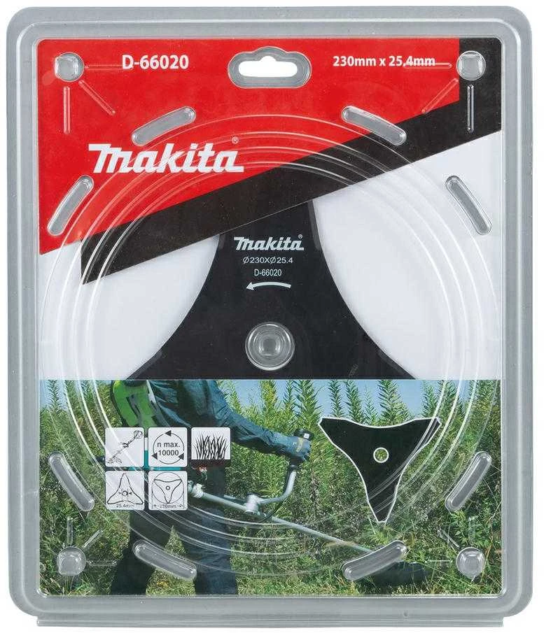 Makita 3-ašmenų krūmapjovės peilis, 230x25,4MM D-66020