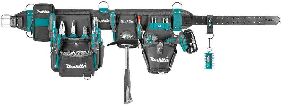 Makita Survirtintas dėklų komplektas su diržu, skirtas sunkiems įrankiams. E-15235