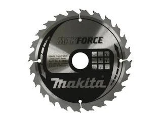 Makita T.C.T. pjūklas M-FORCE 165X2X20mm 15° T10 B-07886 T.C.T • 165 x20 mm • T10 • 15° • Medienai