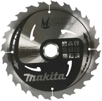 Makita T.C.T. pjūklas MAKBLADE 255X2.3X30mm 5° T32 B-08925 T.C.T • 255 x30 mm • T32 • 5° • Medienai