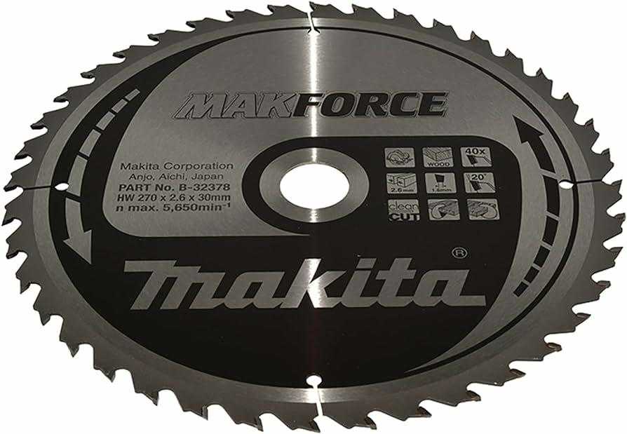 DISKINIS Pjūklas MAKITA 270x30x40z MAKFORCE WOOD
