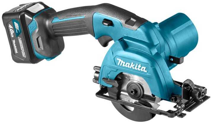 Akumuliatorinis diskinis pjūklas Makita HS301DSME; 12 V; 2x4,0 Ah akum.