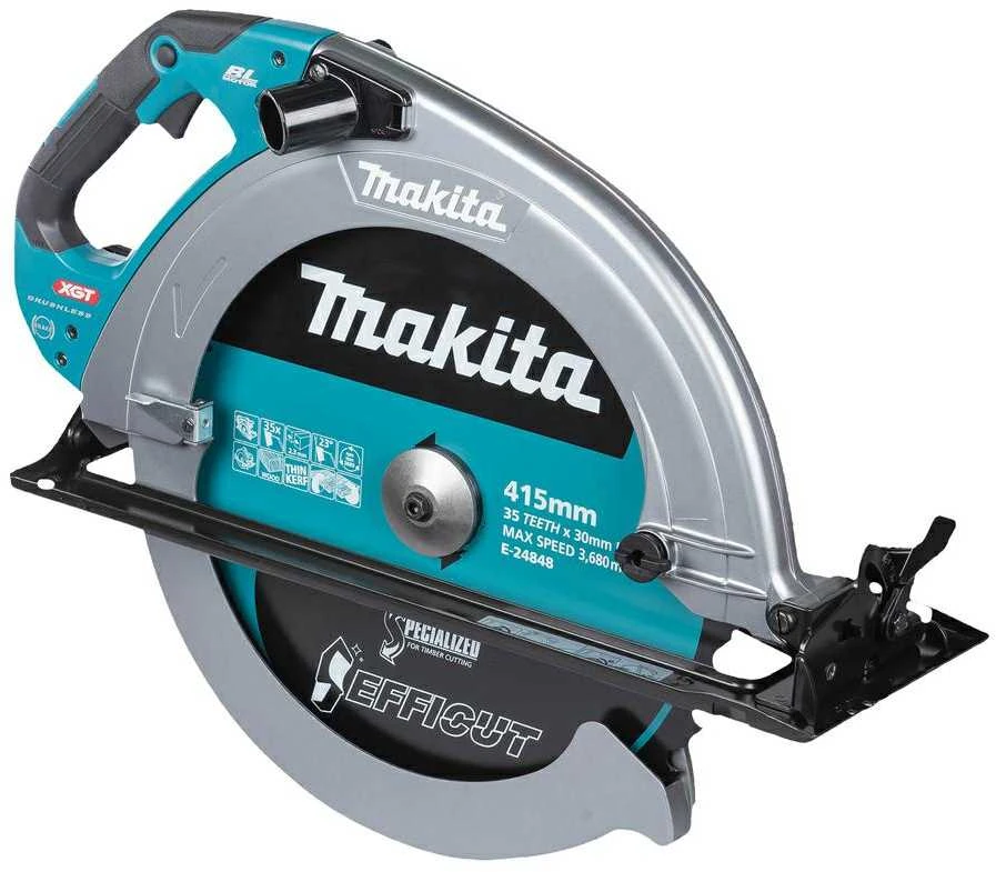 Makita HS013GZ Diskinis pjūklas, XGT, ø415x30mm, 158.0 mm, AWS (be AWS lusto), bešepetėlinis variklis, "Z" versija - komplektuojamas be akumuliatoriaus ir kroviklio