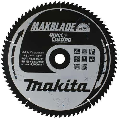 Makita T.C.T. pjūklas MAKBLADE 190X2.2X20mm 5° T24 B-08894 T.C.T • 190 x20 mm • T24 • 5° • Medienai