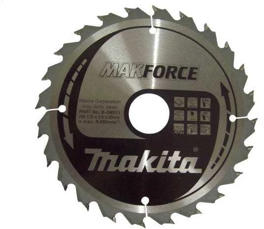 Makita Pjovimo diskas medienai MAKFORCE 170x30mm 24-ZEBY B-32225